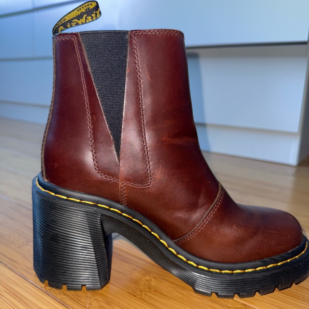 Women's Brown Leather Ankle Boots